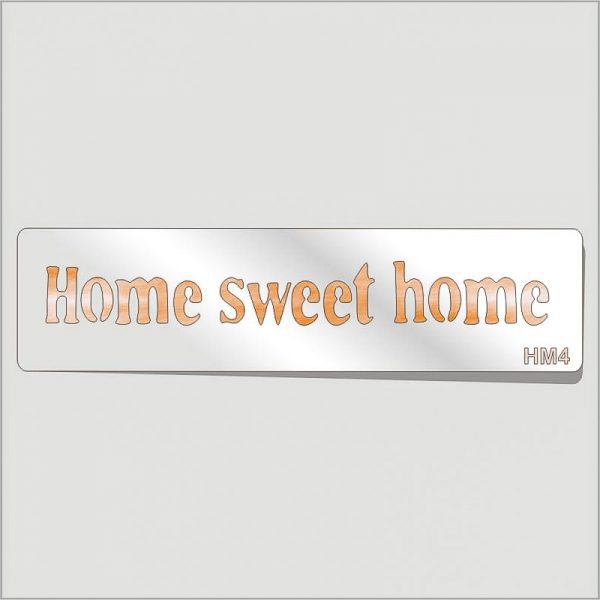3D Stencil - Home sweet home
