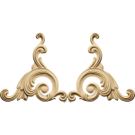 Fa bútordísz - DU07110 2 db-os