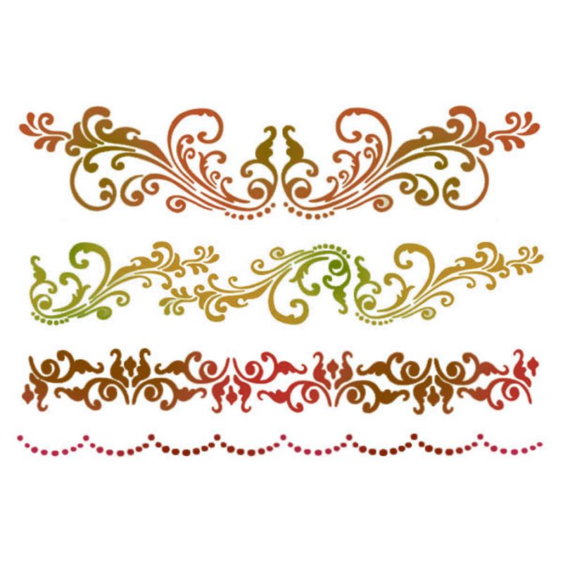 Stencil - Íves minta 2 (360) - Image 1