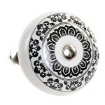 Kerámia bútorgomb, mandala