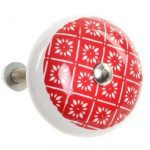 Kerámia bútorgomb, mandala