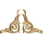 Fa bútordísz - DU 01 ciráda 2 db-os