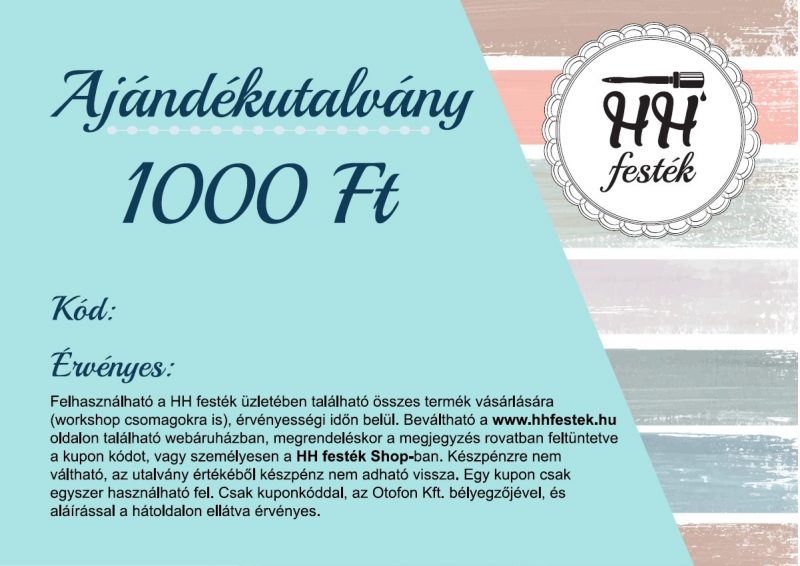 Ajándékutalvány (1000 Ft) - Image 2