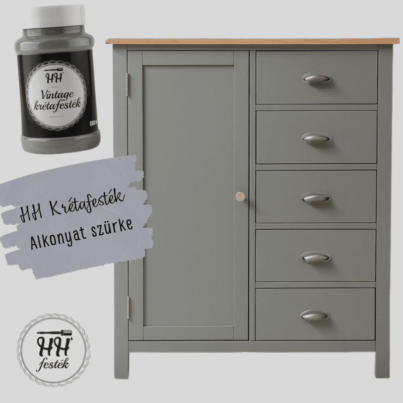 hh-alkonyat szurke-minta HH Krétafesték ALKONYAT SZÜRKE - Image 3