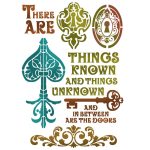 Stencil - Ancient Keys and Writings