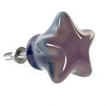 Kerámia bútorgomb, csillag CSR