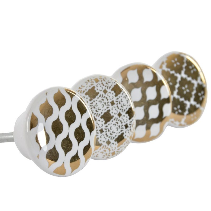 keramia-butorgomb-aranymintas-3 Kerámia bútorgomb, arany mintás - Image 3