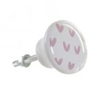 Kerámia bútorgomb, V mintás