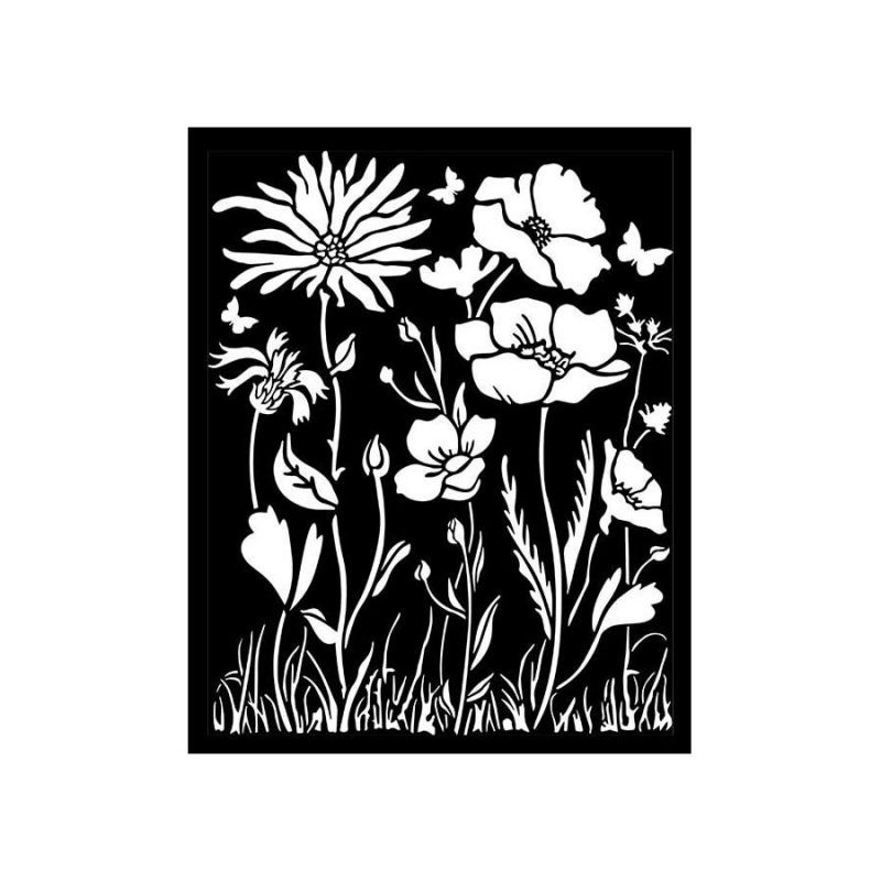 3D_stencil_KSTDL072 Stencil 20x25cm (2D/3D) KSTD072 - Image 1