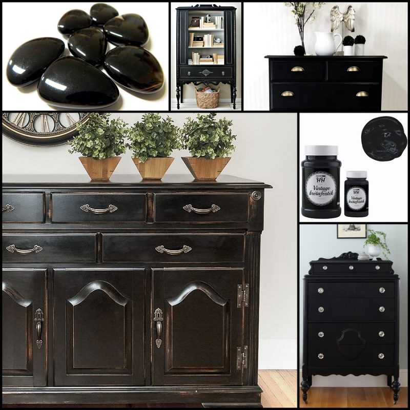 HH Krétafesték ÓNIX FEKETE - Image 2