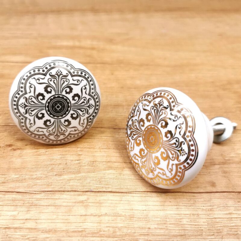 Kerámia bútorgomb, neoklasszik 4 - Image 3