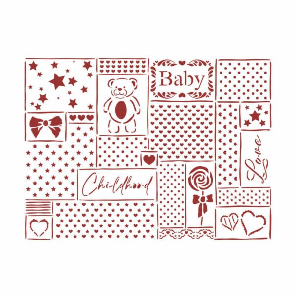 Stencil - DayDream patchwork