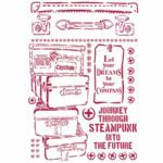 Stencil - Lady Vagabond útipoggyász