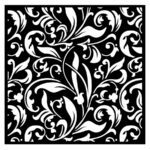 Stencil 18x18cm (2D/3D) KSTDQ78